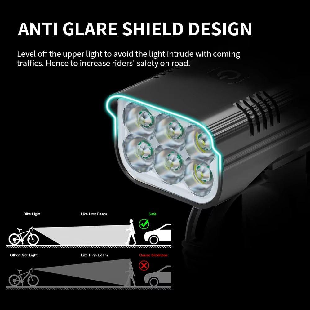 Bright LED Bike Light | Adjustable & Waterproof Scooter Headlamp