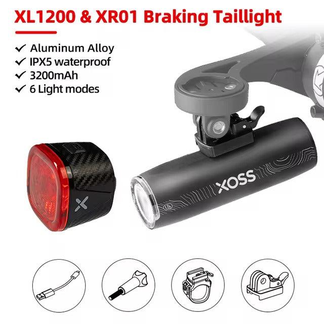 Electric Scooter Waterproof Type-C Headlight Bike Light