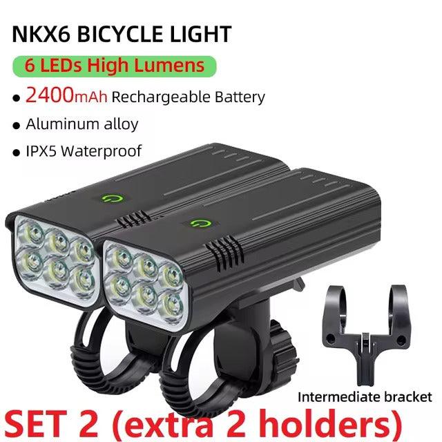 Bright LED Bike Light | Adjustable & Waterproof Scooter Headlamp