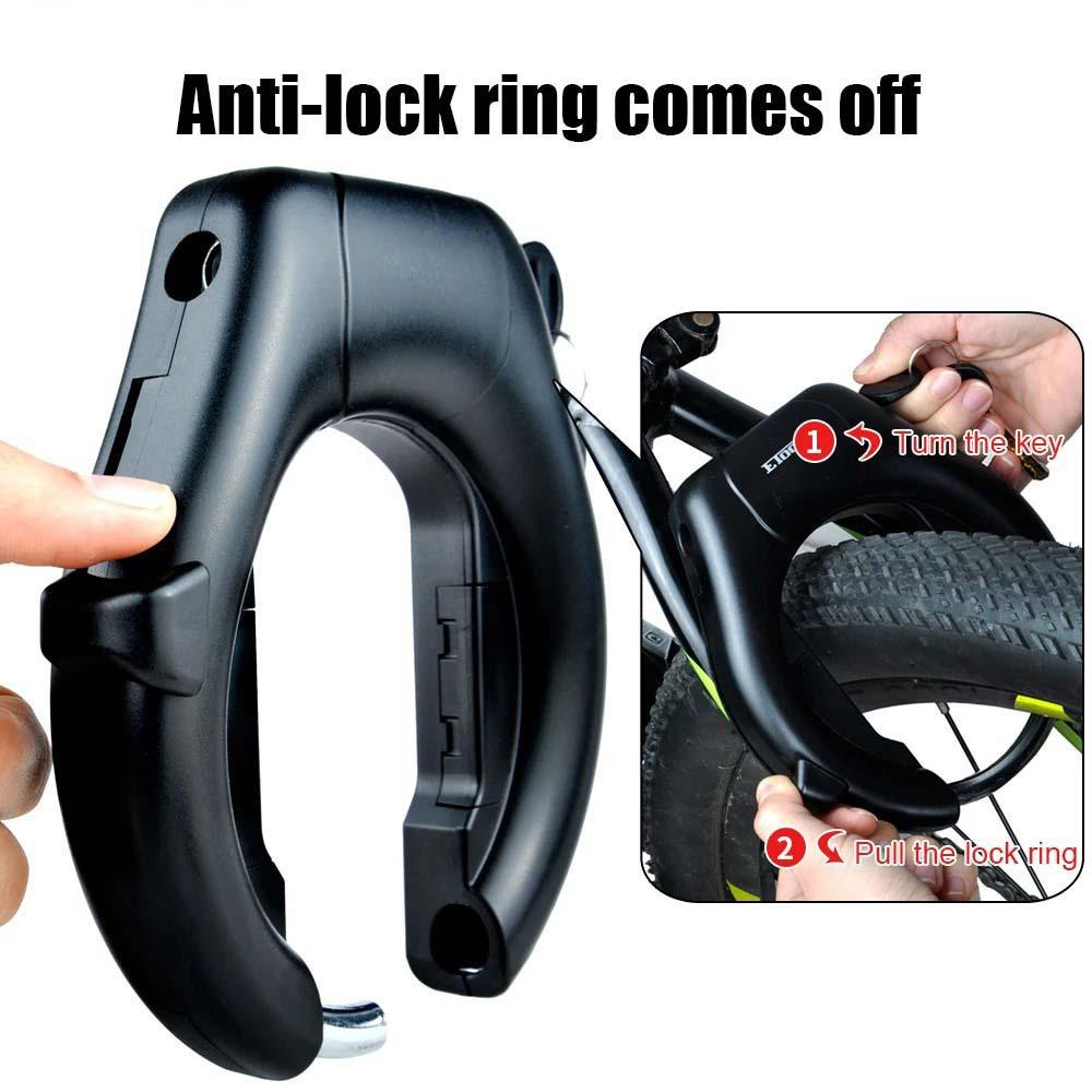 Durable E-Scooter & Bicycle Lock, Walmart-Style U-Lock, Steel Security