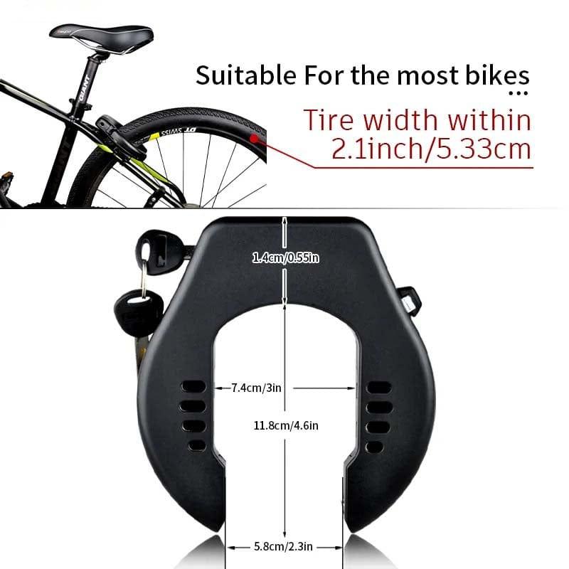 Durable E-Scooter & Bicycle Lock, Walmart-Style U-Lock, Steel Security
