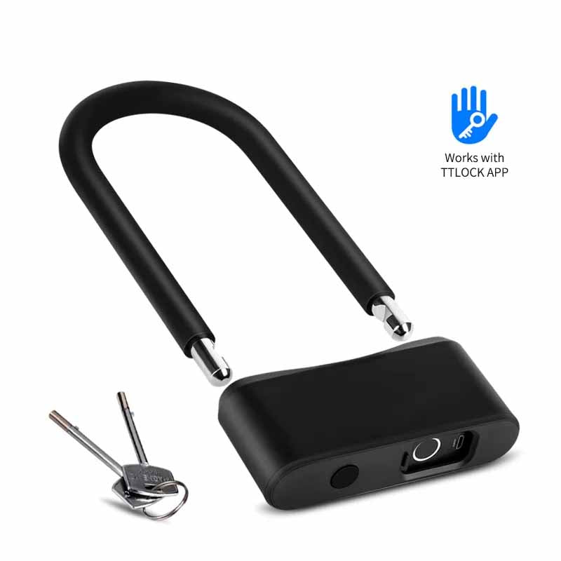 Fingerprint Waterproof Safe Smart U Bike Lock
