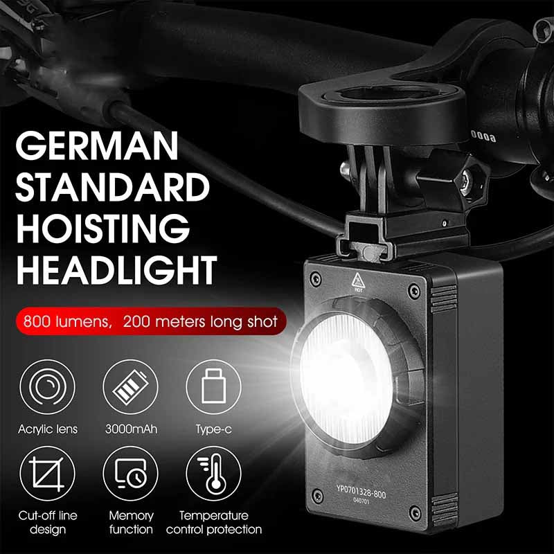 800LM Bike Front Headlight Scooter Led Lights