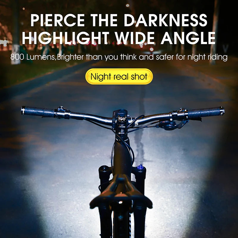 800LM Bike Front Headlight Scooter Led Lights
