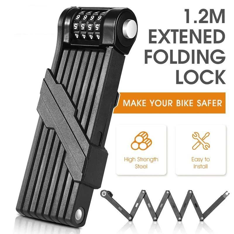 Anti-Theft Collapsible Bike Lock for eScooters & Folding Bikes